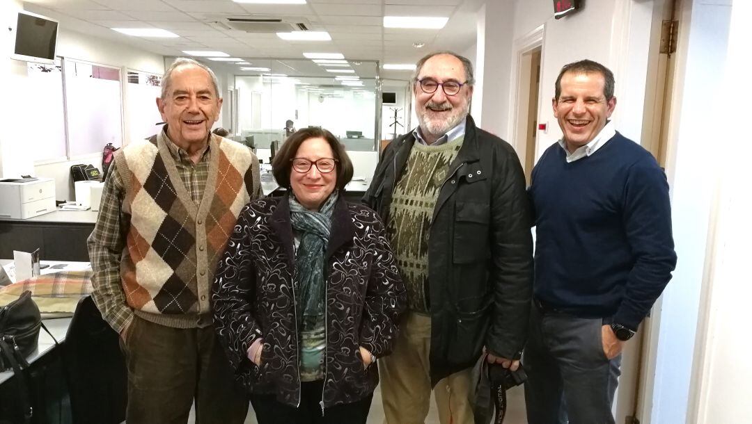 Cecilio Nieto, Lola Mollá, Luis Caballero y Carlos Arcaya