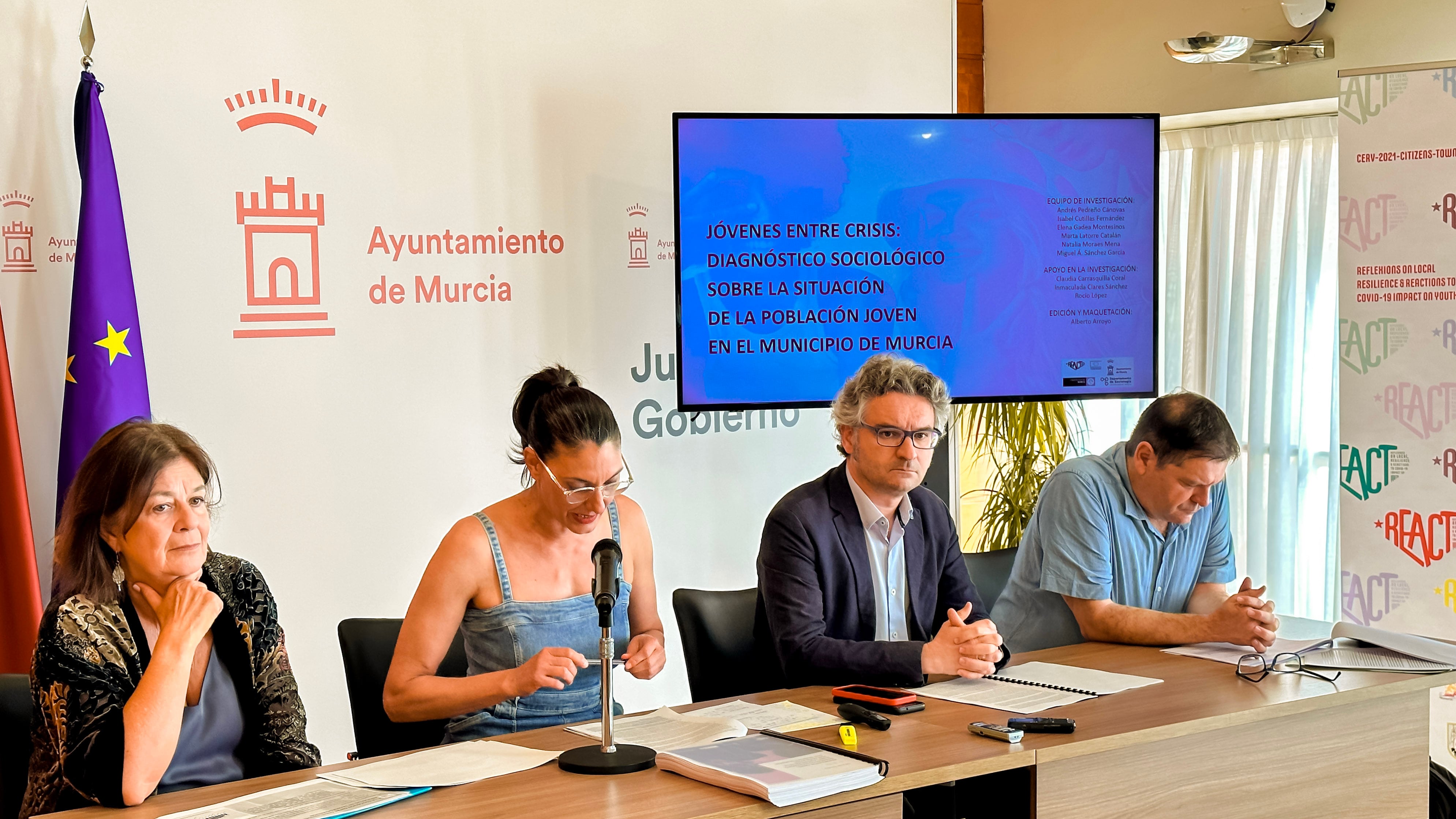 Presentación del informe del Estudio &#039;Jóvenes entre crisis: diagnóstico sociológico sobre la situación de la población joven en el municipio de Murcia’