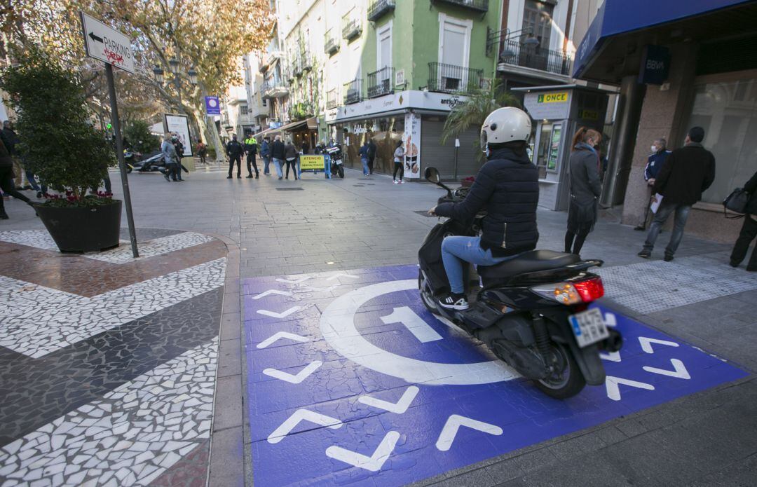 Zona de La Morada en el centro de Gandia