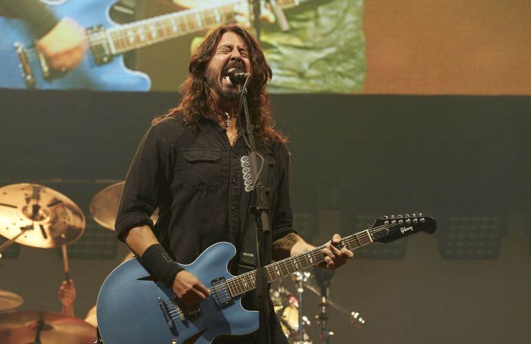 El líder de Foo Fighters, Dave Grohl, durante un concierto en el festival de Berlín.