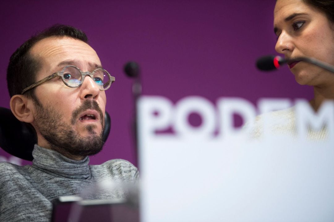 El secretario de Organización de Podemos, Pablo Echenique.