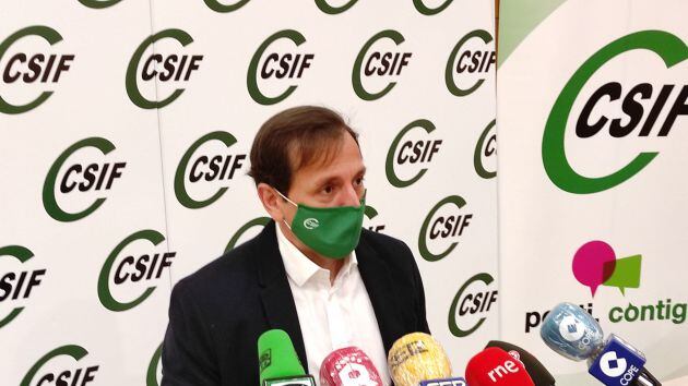 Carmelo Gómez, representante de Prevención y Riesgos Laborales de CSIF en Castilla La Mancha