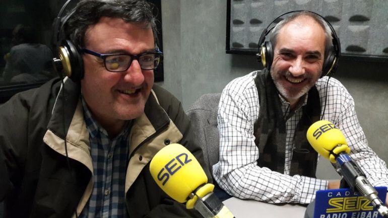 Iñaki Ramos, de la Asociación Bidari, y Jesús Mª Iglesia, personal coaching