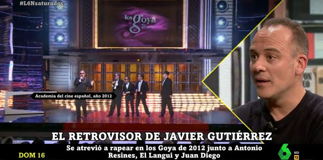 Javier Gutiérrez en La Sexta Noche