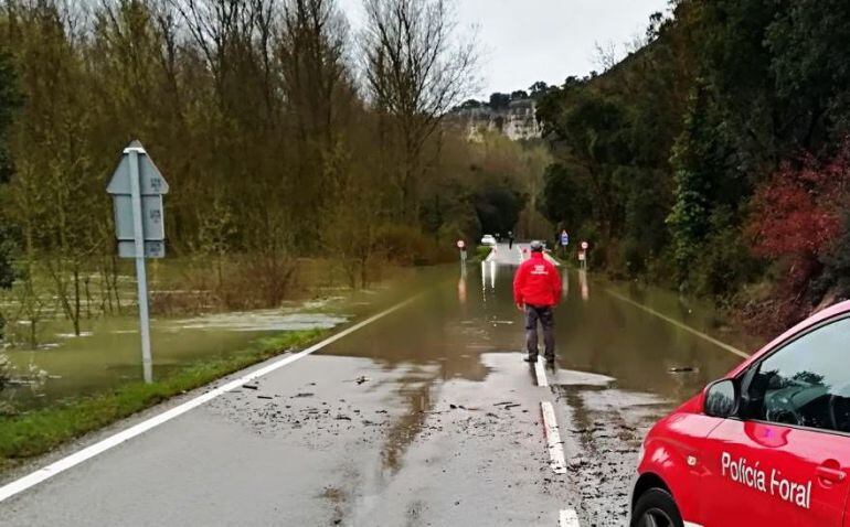 Inundaciones en Navarra.