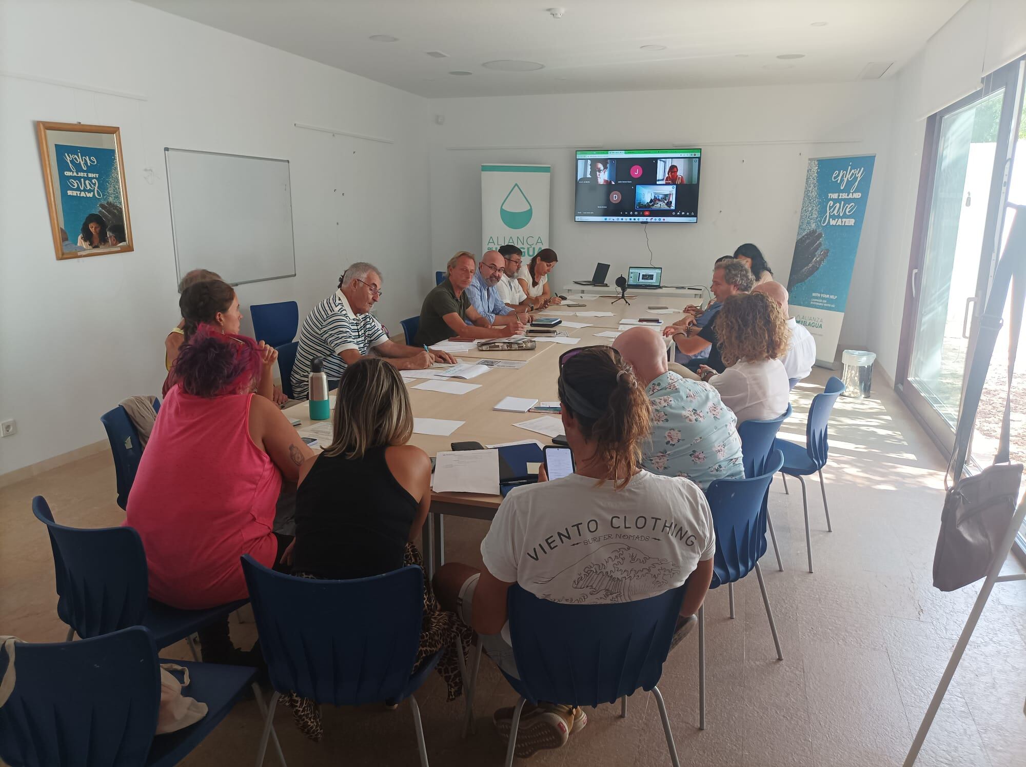 Un momento durante la Asamblea de la Alianza por el Agua