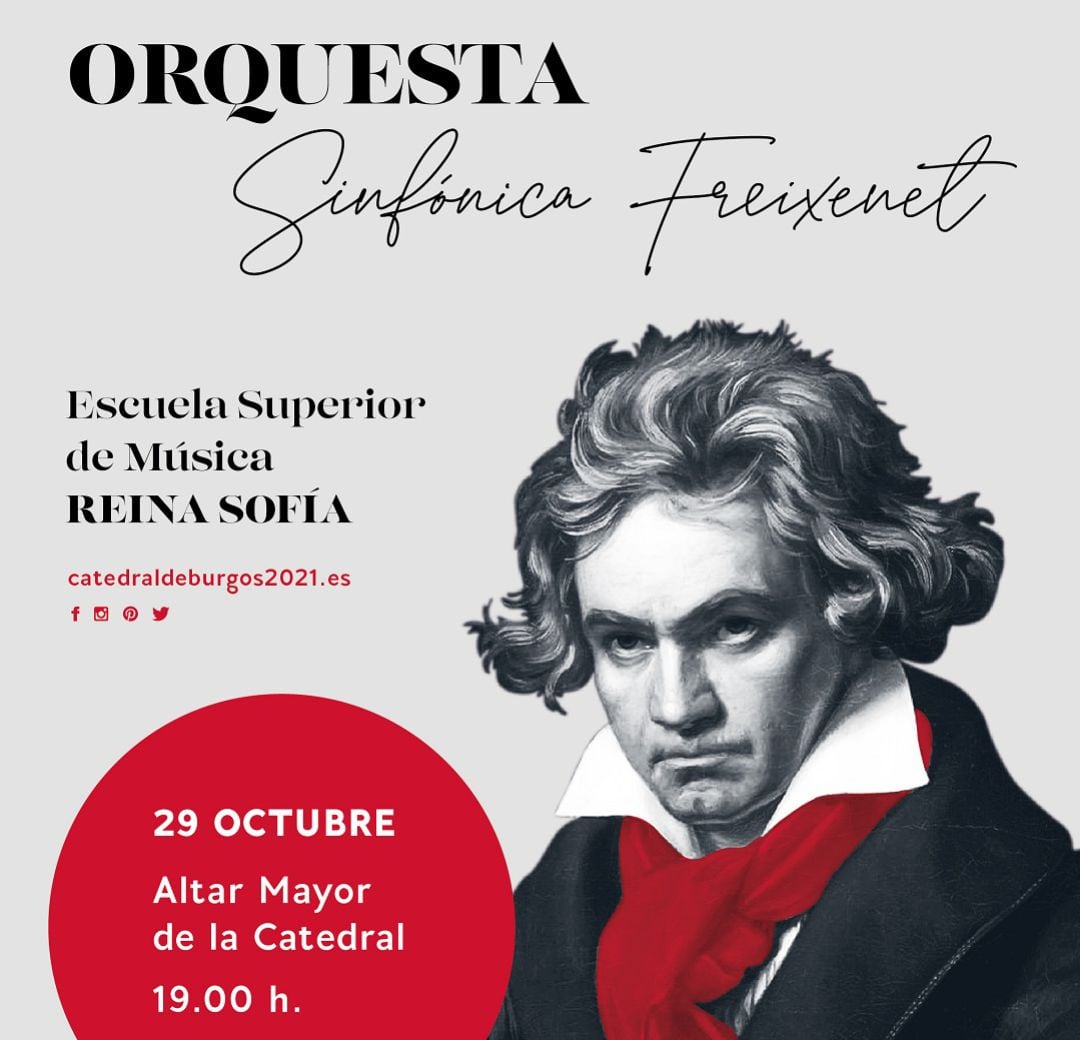 Cartel concierto Orquesta Sinfónica Freixenet