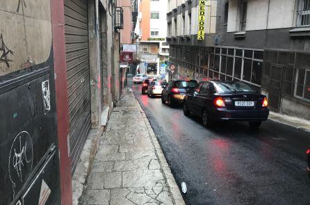 Nuevo aspecto de la calle Vergara.