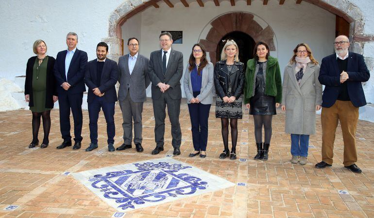 El pleno del Consell en una de las reuniones celebradas fuera del Palau de la Generalitat