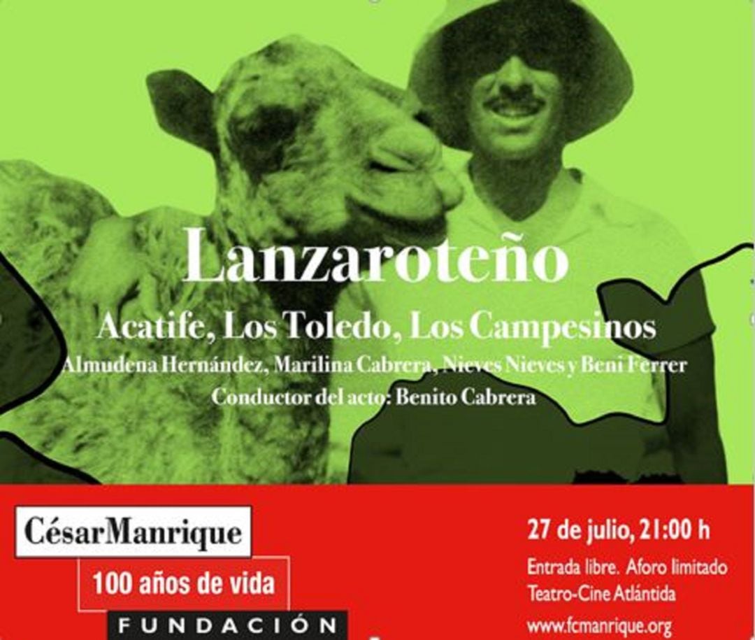 Cartel de &quot;Lanzaroteño&quot;.