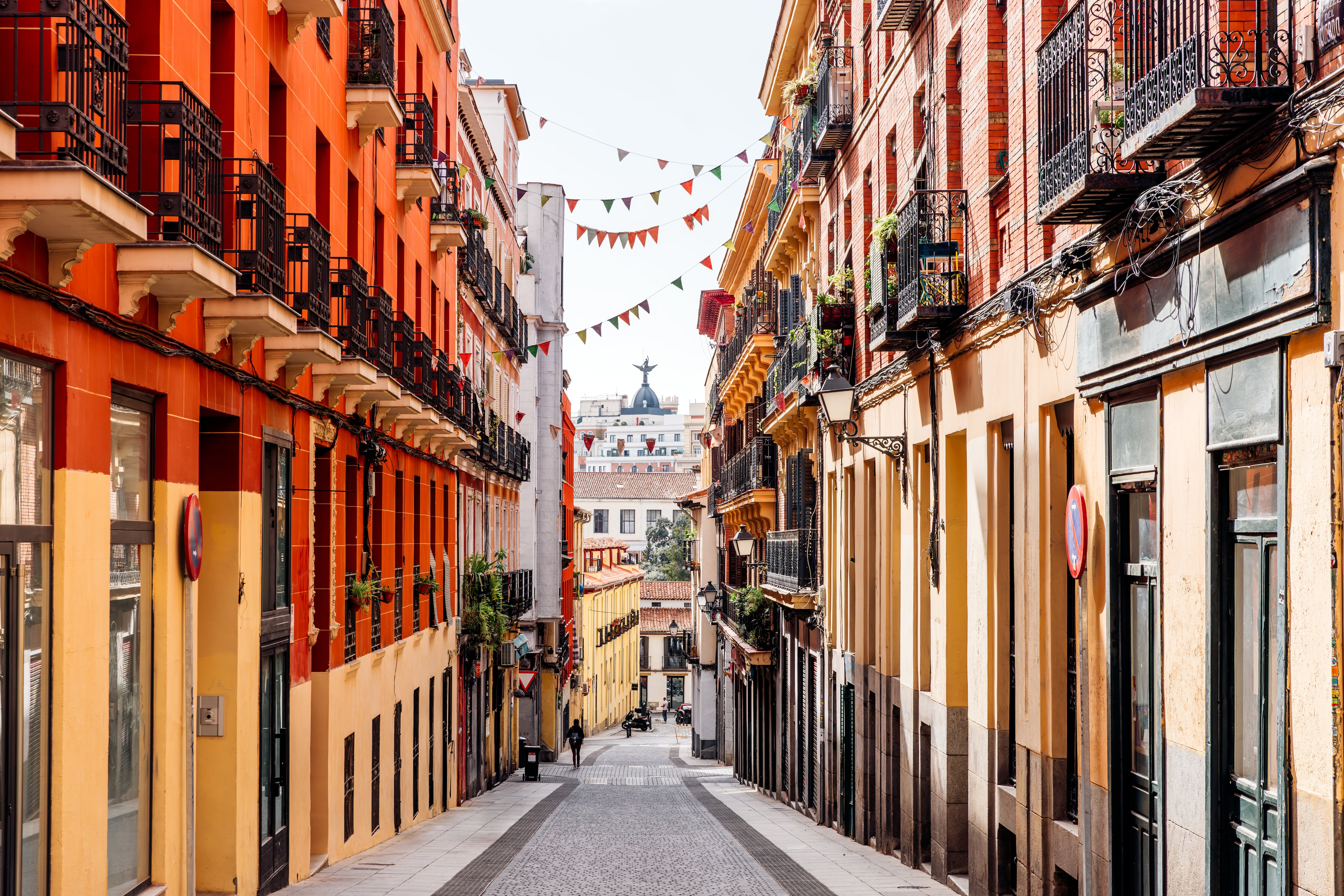 Una calle de Malasaña, en Madrid.