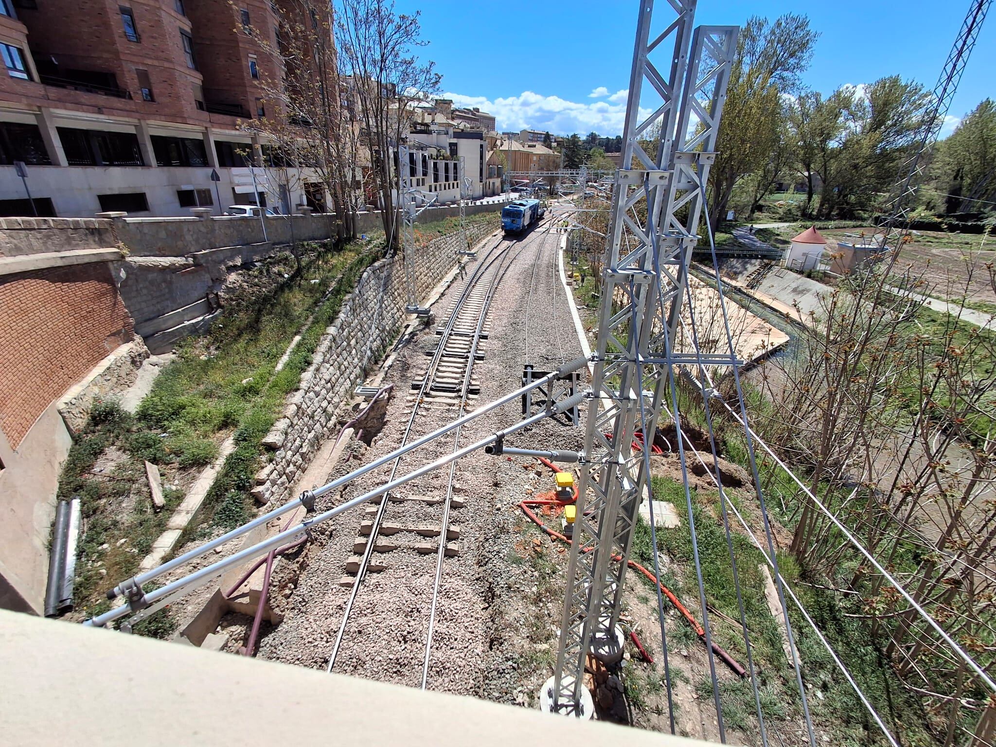 Obras de mejora de la linea ferroviaria Zaragoza-Teruel-Sagunto