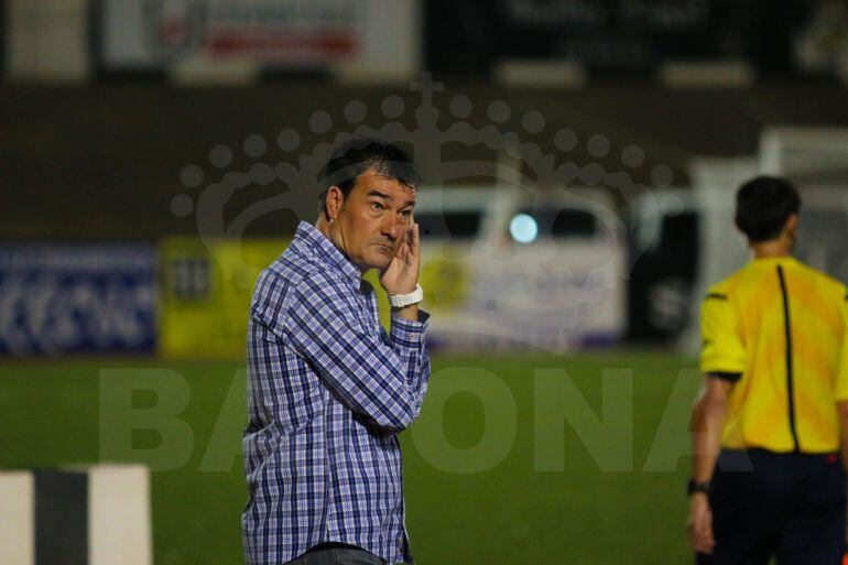 Rafa Escobar durante un partido de la Balona.