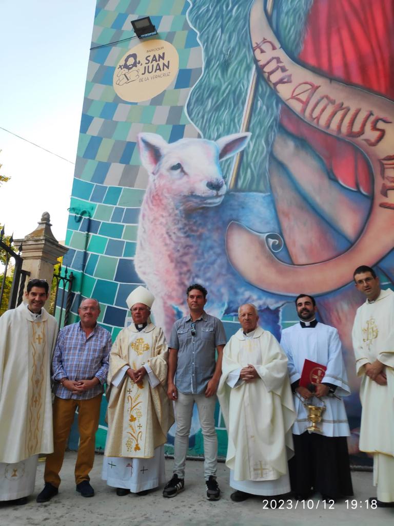 Inauguración de las obras de mejora de la iglesia arandina de San Juan de la Vera Cruz