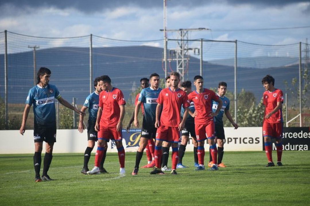 Amistoso Numancia-SD Logroñés, en la Ciudad Deportiva.