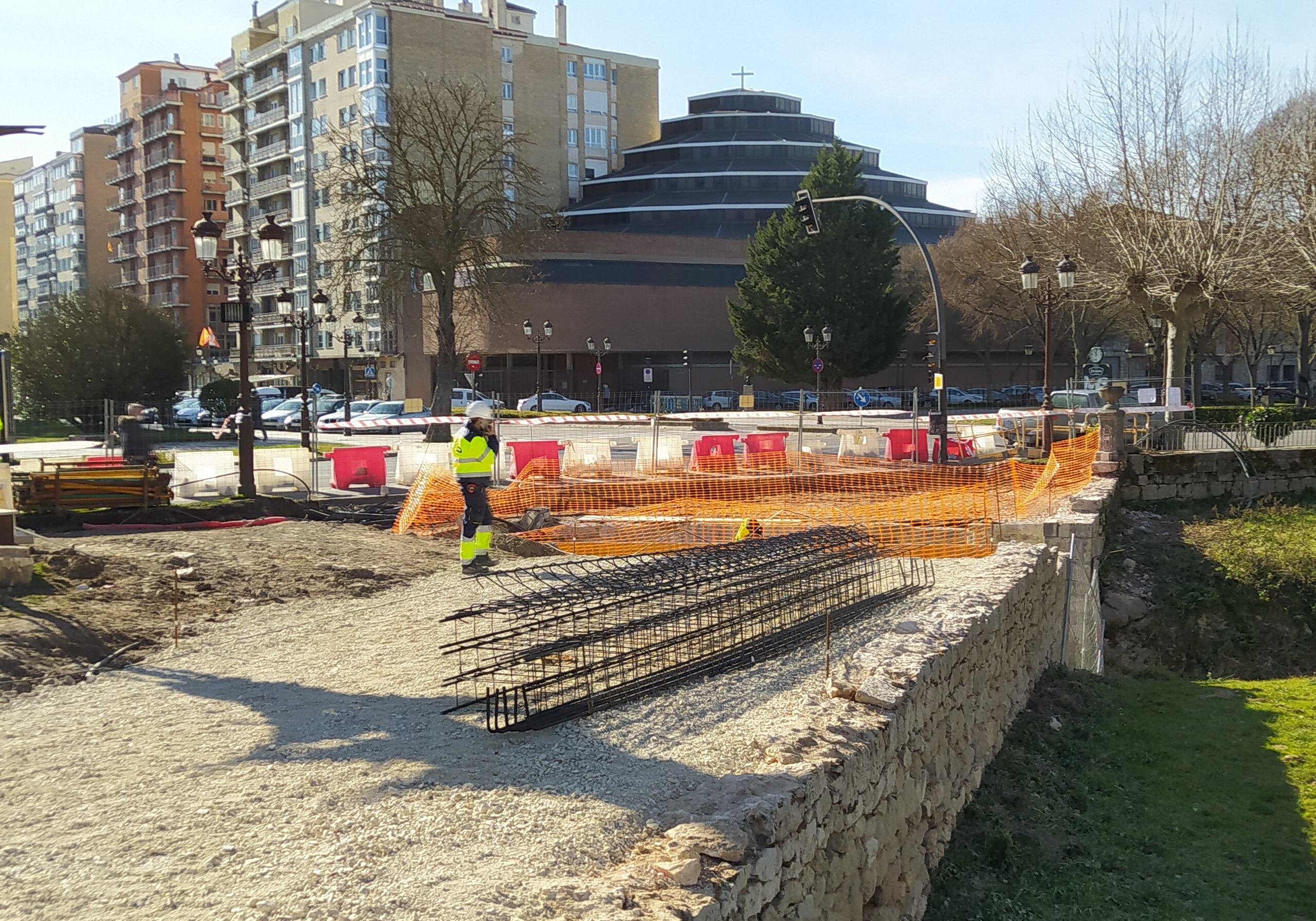 Las obras de urgencia en el puente Besson a las que seguirán las de Pisones Y Reyes Católicos