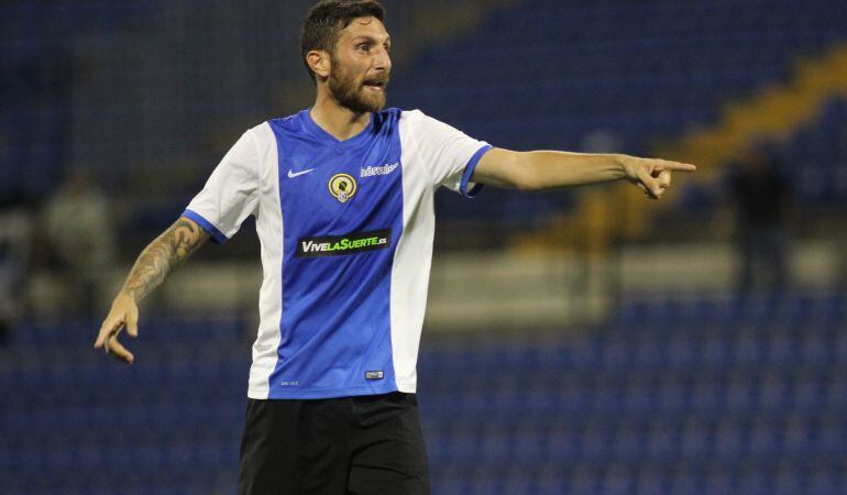 Rojas durante un partido de liga