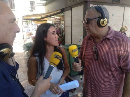 Amadeo Salvador y Arturo Blay junto a la dietista Rocío Planells