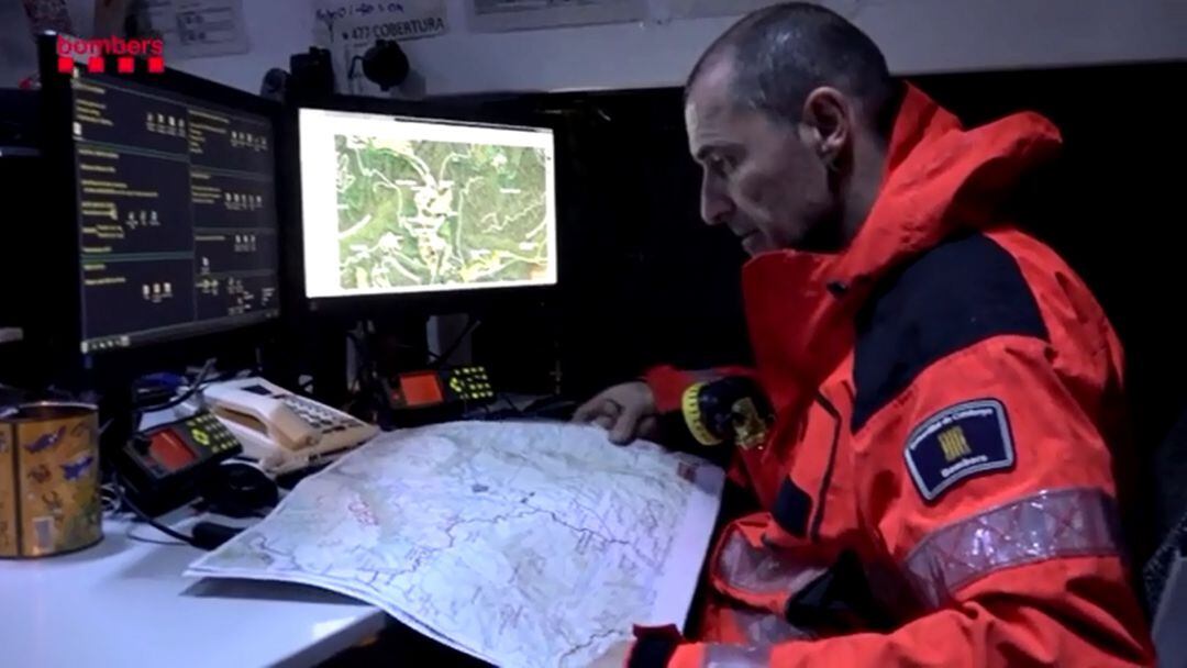 Un moment del dispositiu de recerca