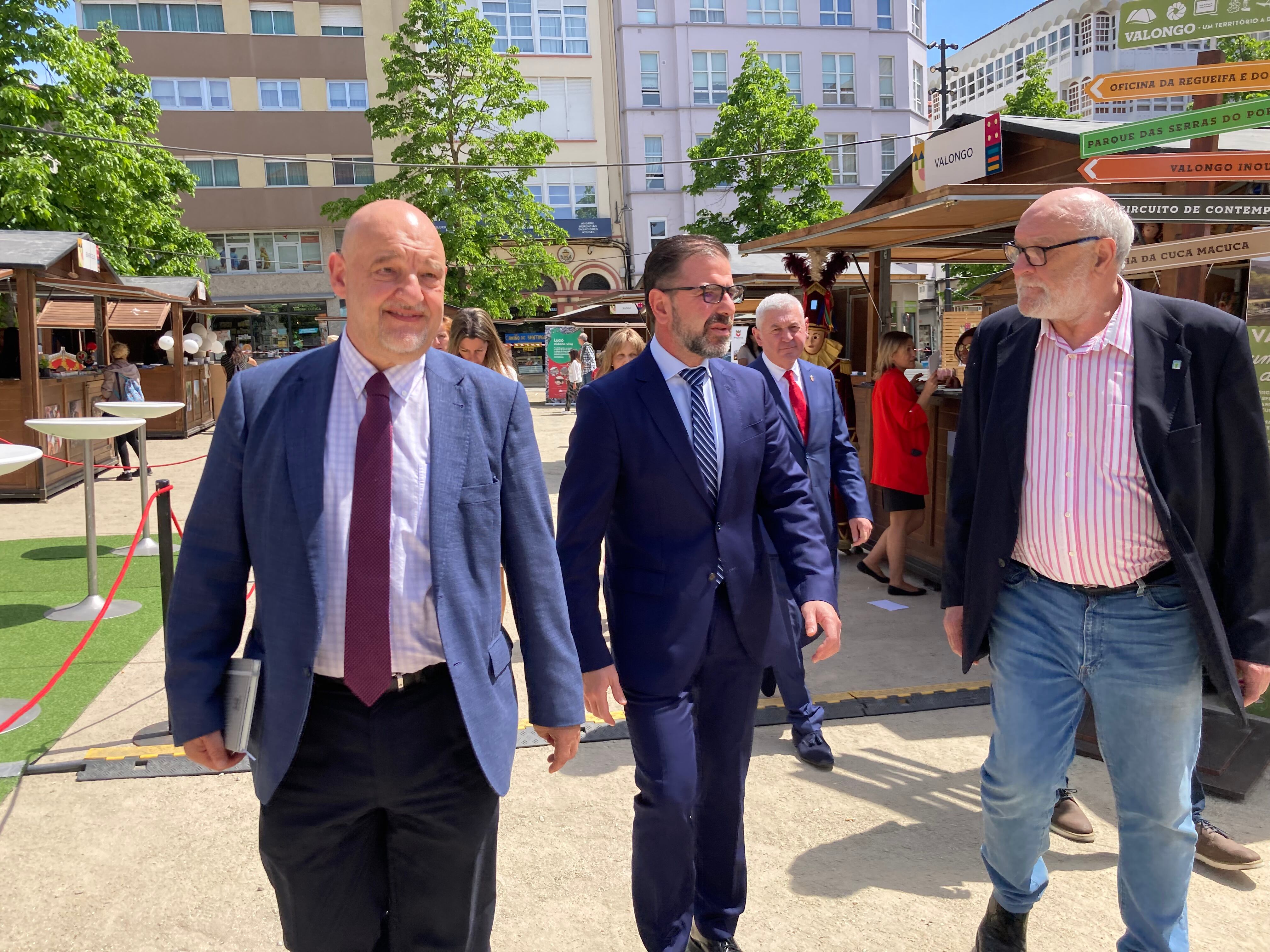 Mato, en la apertura de la feria