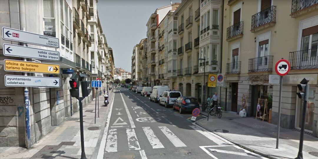 Imagen del tramo de la calle que sufrirá la reforma