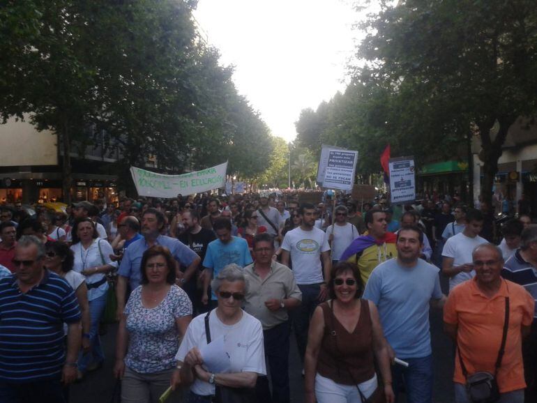 Manifestación primer aniversario 15M en Córdoba