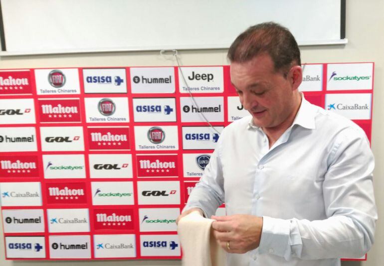 José Miguel Garrido en rueda de prensa