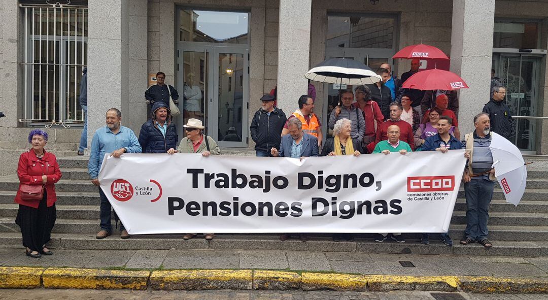 Instantes antes de la lectura del manifiesto