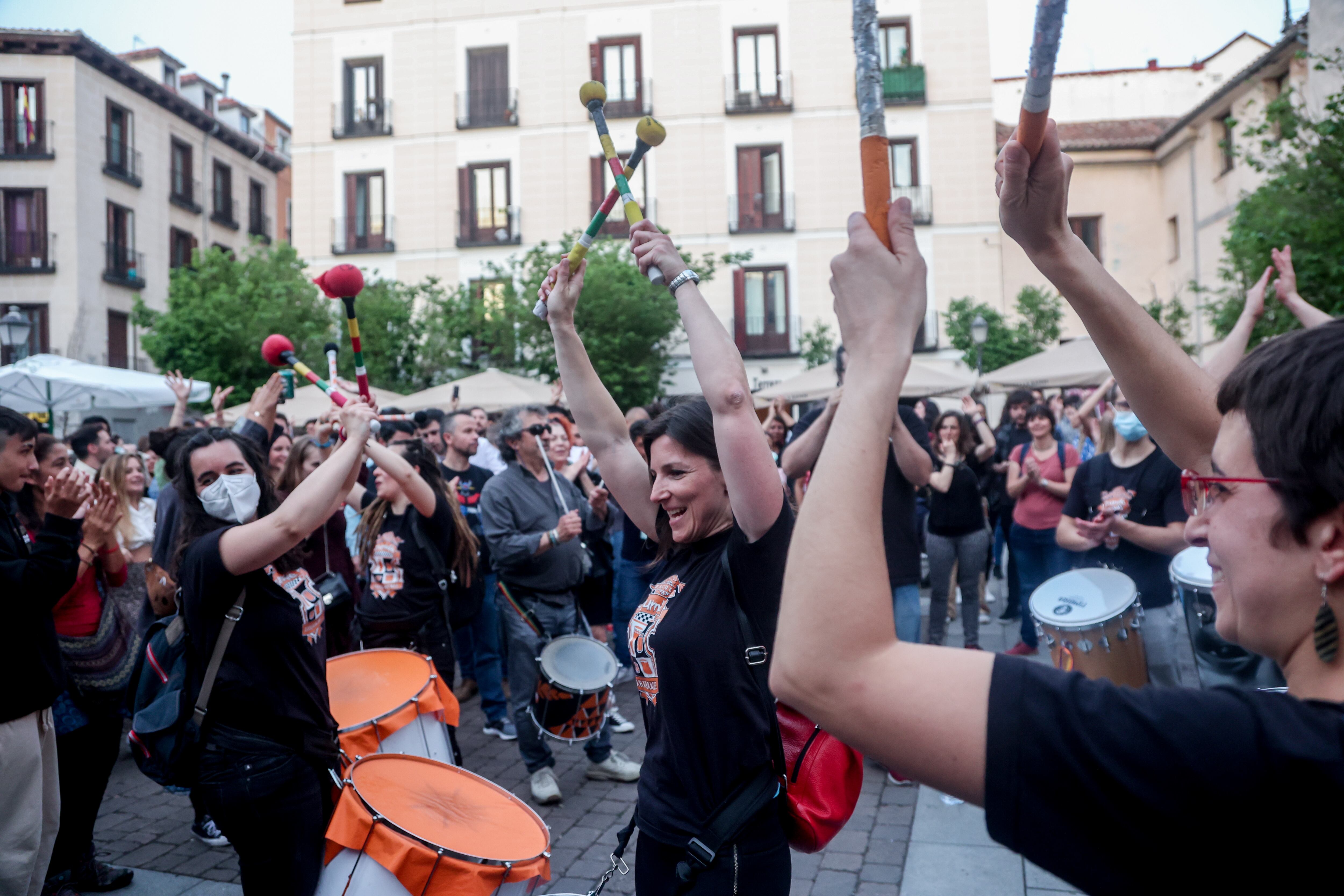 Celebraciones en Malasaña (Madrid) con motivo del dos de mayo