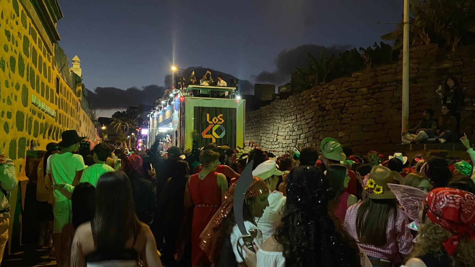 Carroza Los40 en Gáldar