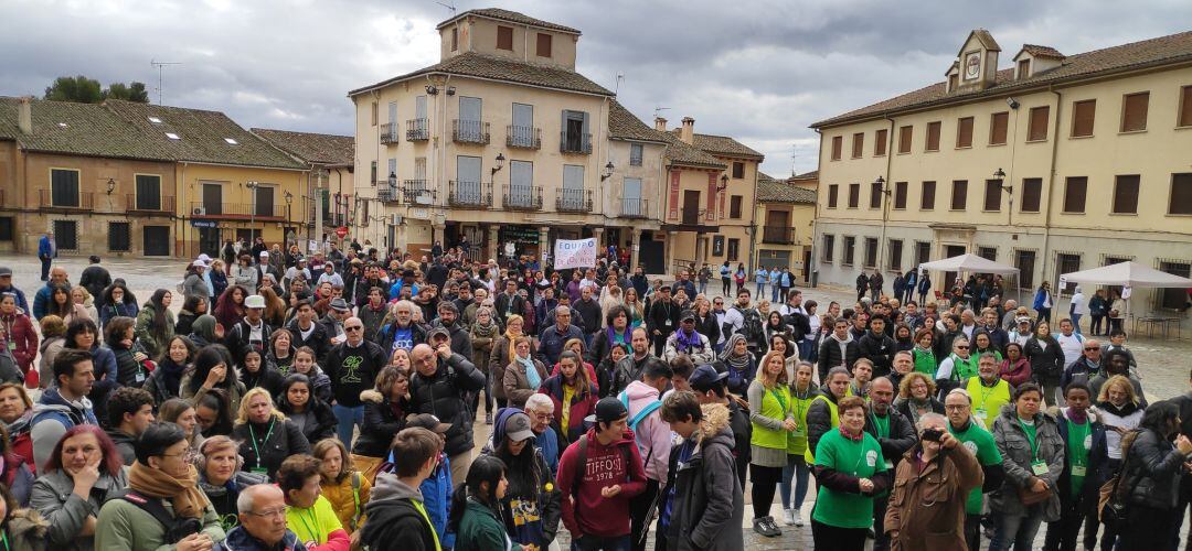 La Plaza del Pueblo ha sido el epicentro de la Gymkana