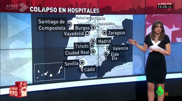 &#039;Vayadolid&#039;, en un mapa de &#039;Al Rojo Vivo&#039;.