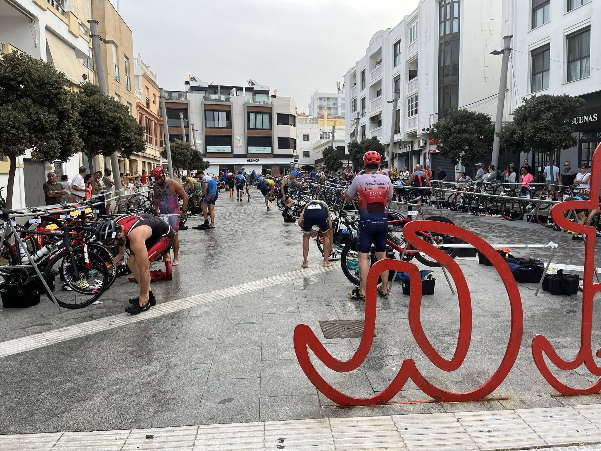 Imagen de la Triatlón celebrada en Rota
