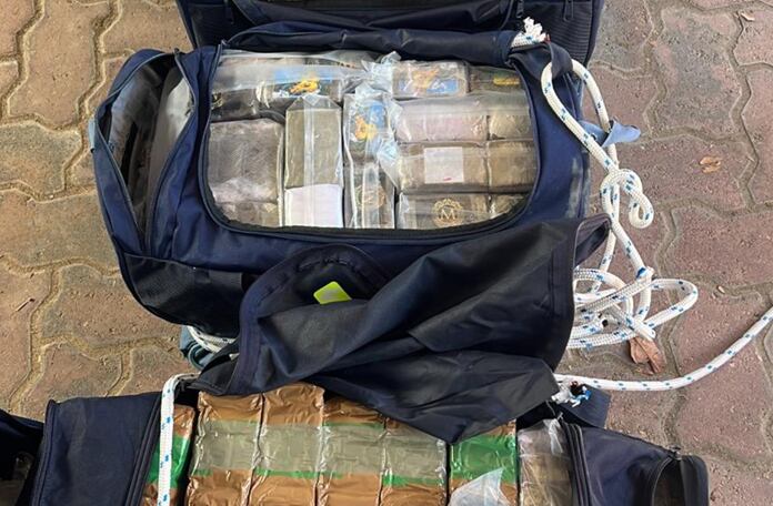 Droga intervenida por la Policía