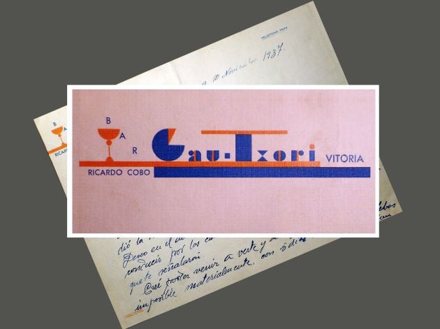 La carta y el logo del Gau Txori