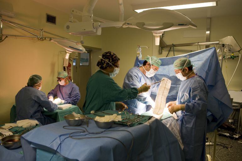 Un transplante en un hospital gallego