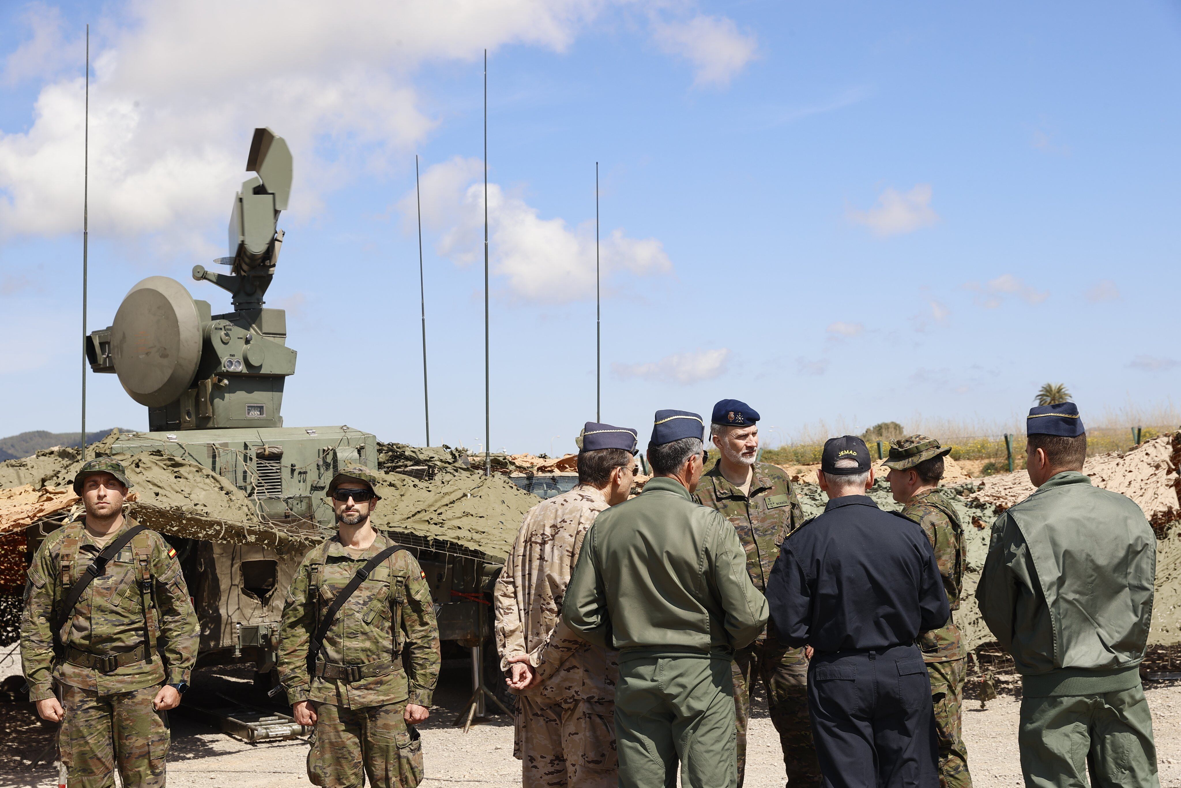 El Rey Felipe VI durante su visita a Ibiza