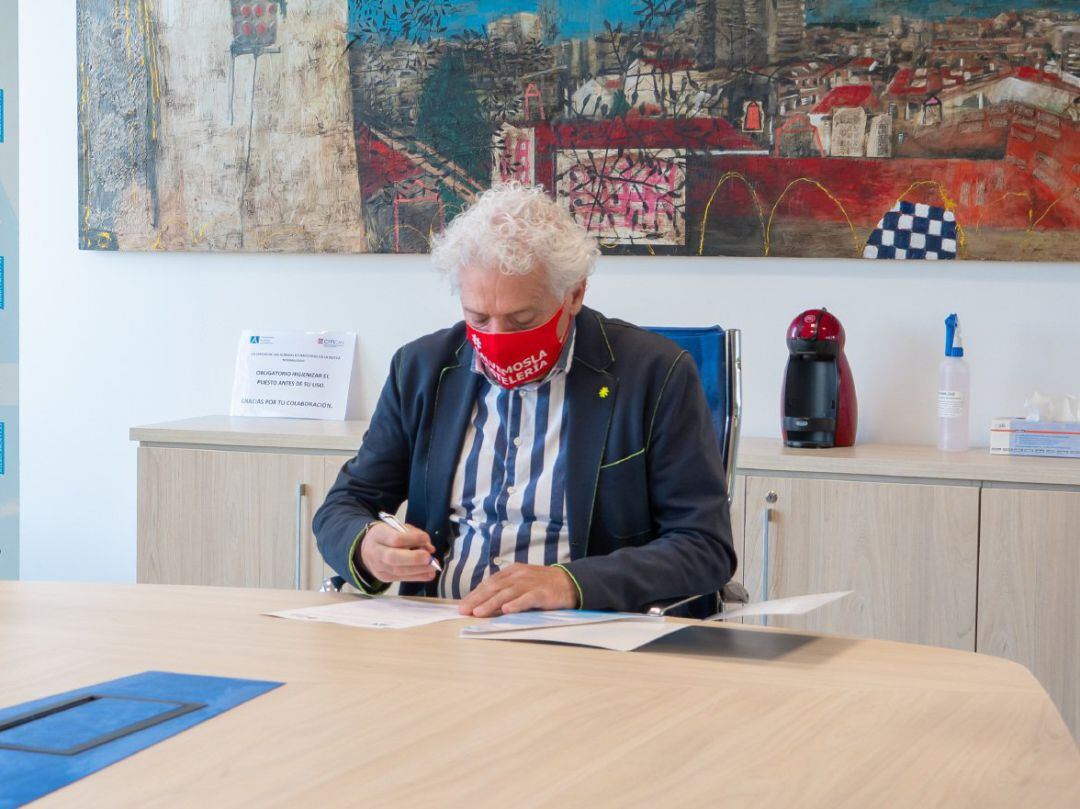 Ángel Cuevas, presidente de la AEHC, en una imagen de archivo.