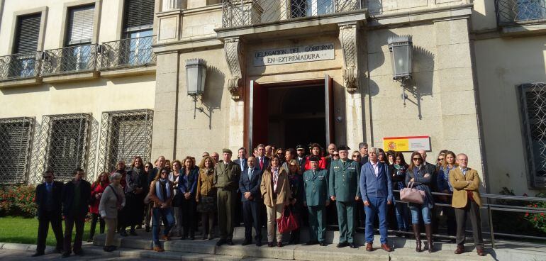 Concentración ante la Delegación del Gobierno en Extremadura (Badajoz)
