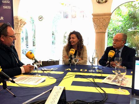 Ornella Chacón, presidenta de Puerto del Estado y Manuel Morón, presidente de la APBA.