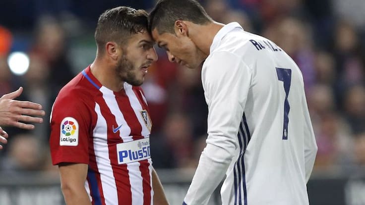 Koke explica la charla de Simeone en el descanso del derbi