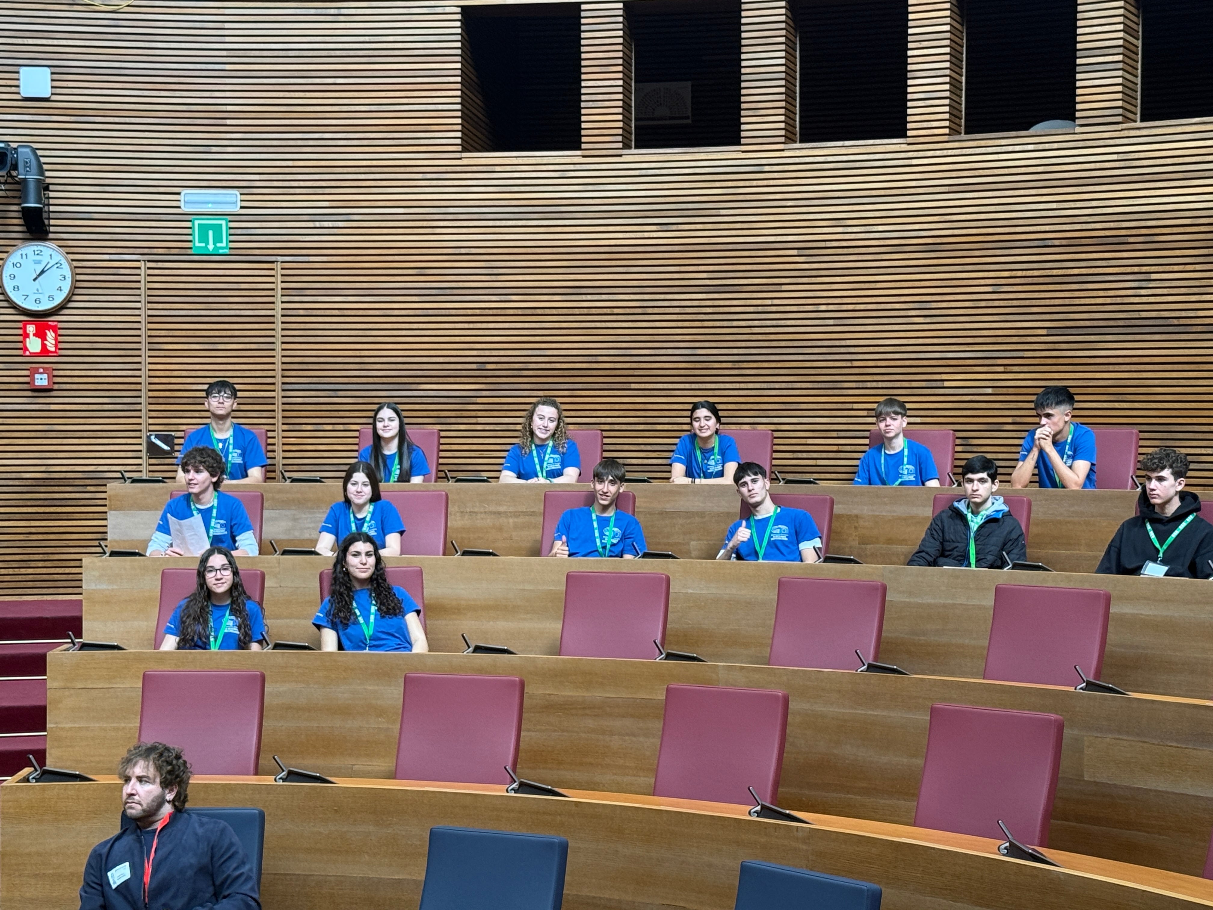 IES Sixto Marco en una imagen de archivo cuando visitaros Les Corts