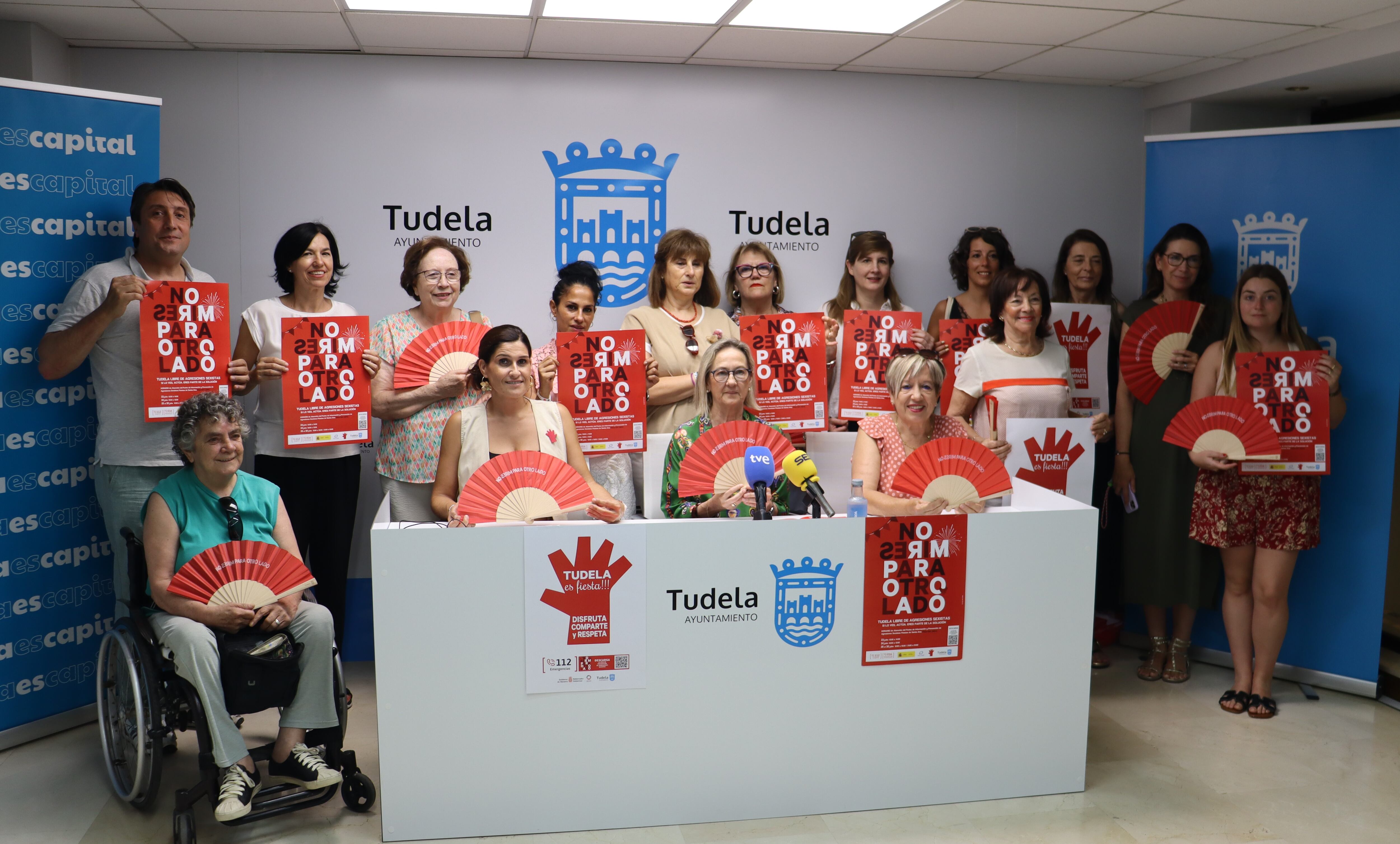 Campaña contra las agresiones sexistas en Fiestas de Tudela