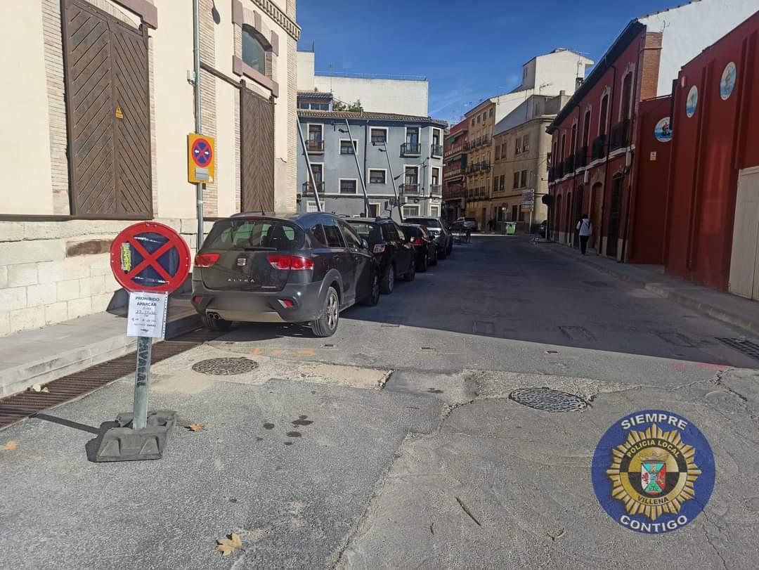 Una de las calles afectadas