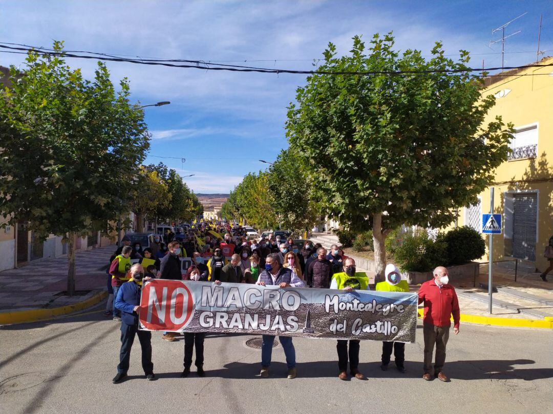 Momento de la manifestación