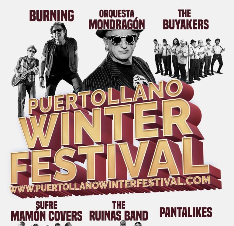 Cartel anunciador Puertollano Winter Festival 2018