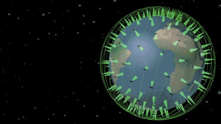 Recreación del sistema para detectar incendios que implantará la NASA en 2018.