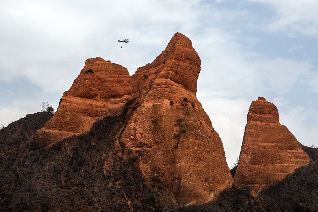 LAS MÉDULAS tras el incendio de agosto