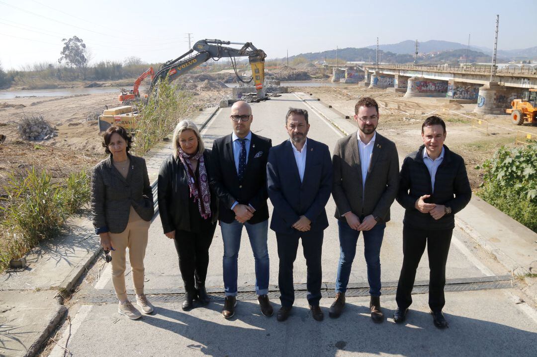 Els sis alcaldes de Costa Brava Sud i Maresme Nord