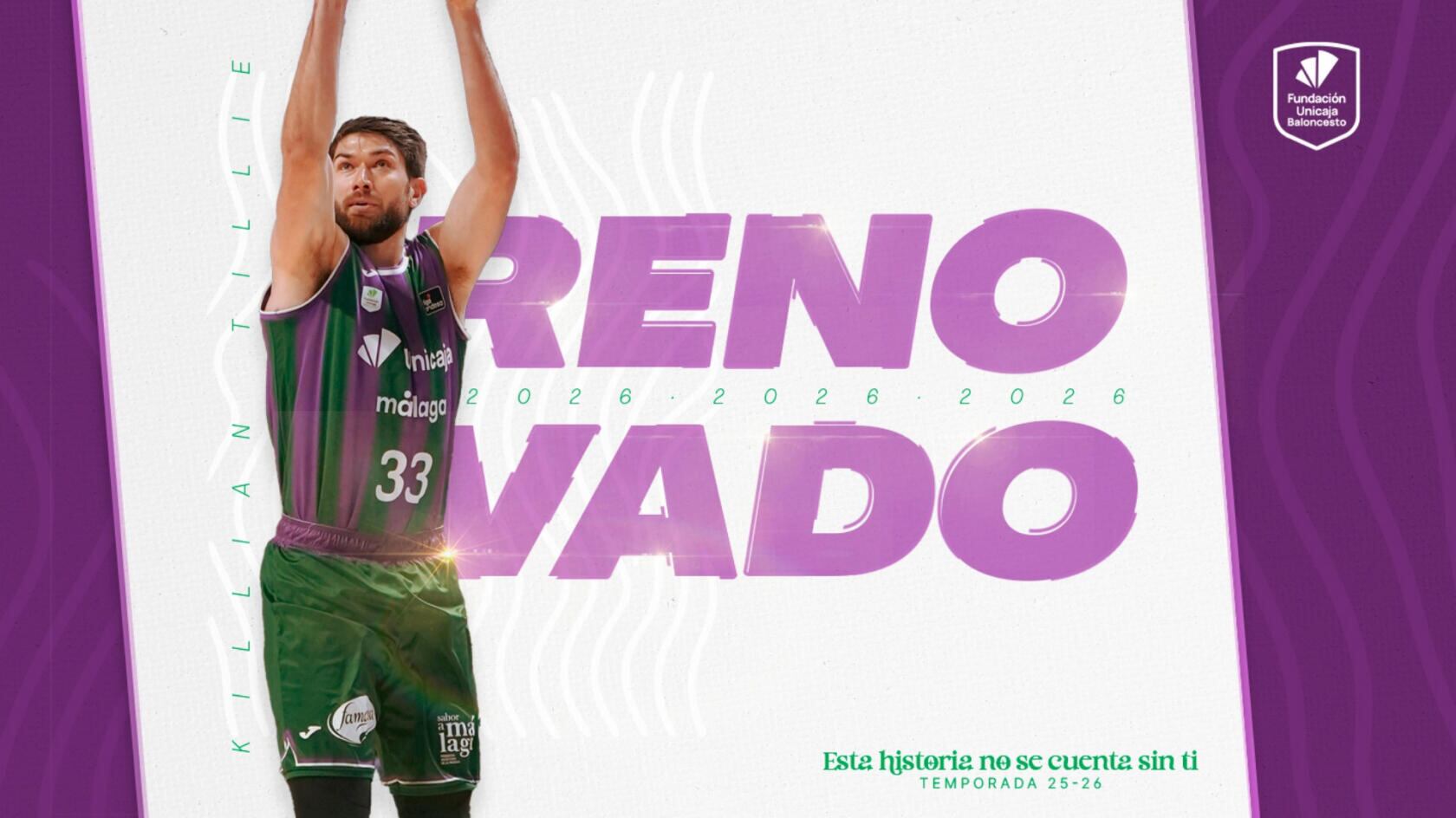 Killian Tillie, renovado con el Unicaja CB